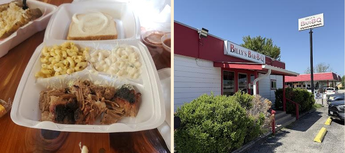 Billy's Pit BBQ Menu