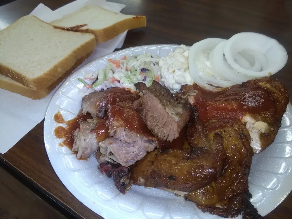 Brisket and BBQ Chicken